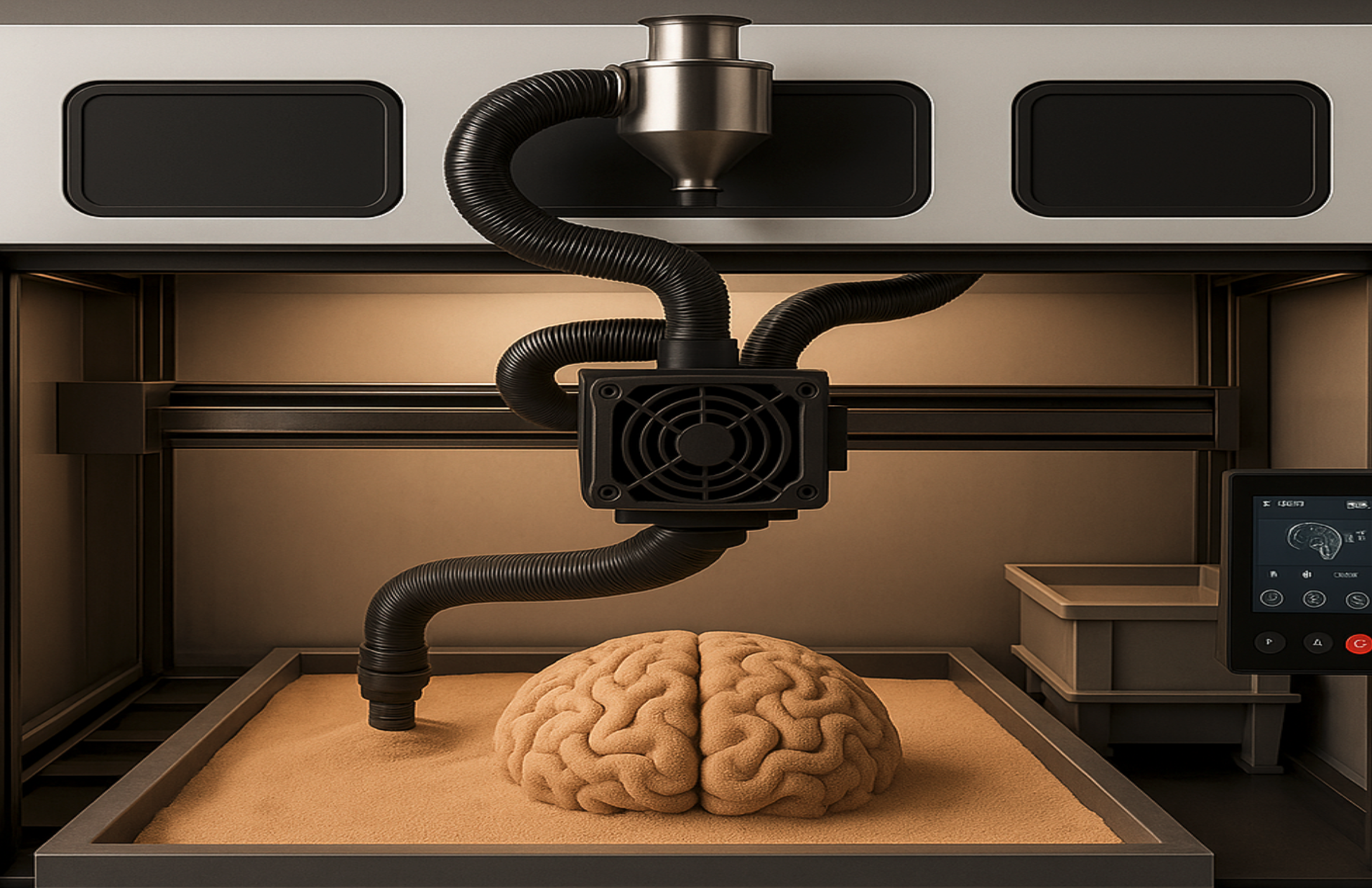 Capture impression 3D sable